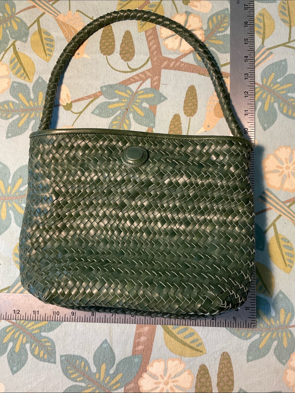 Madewell the Signature woven green shoulder bag - Picture 7 of 7